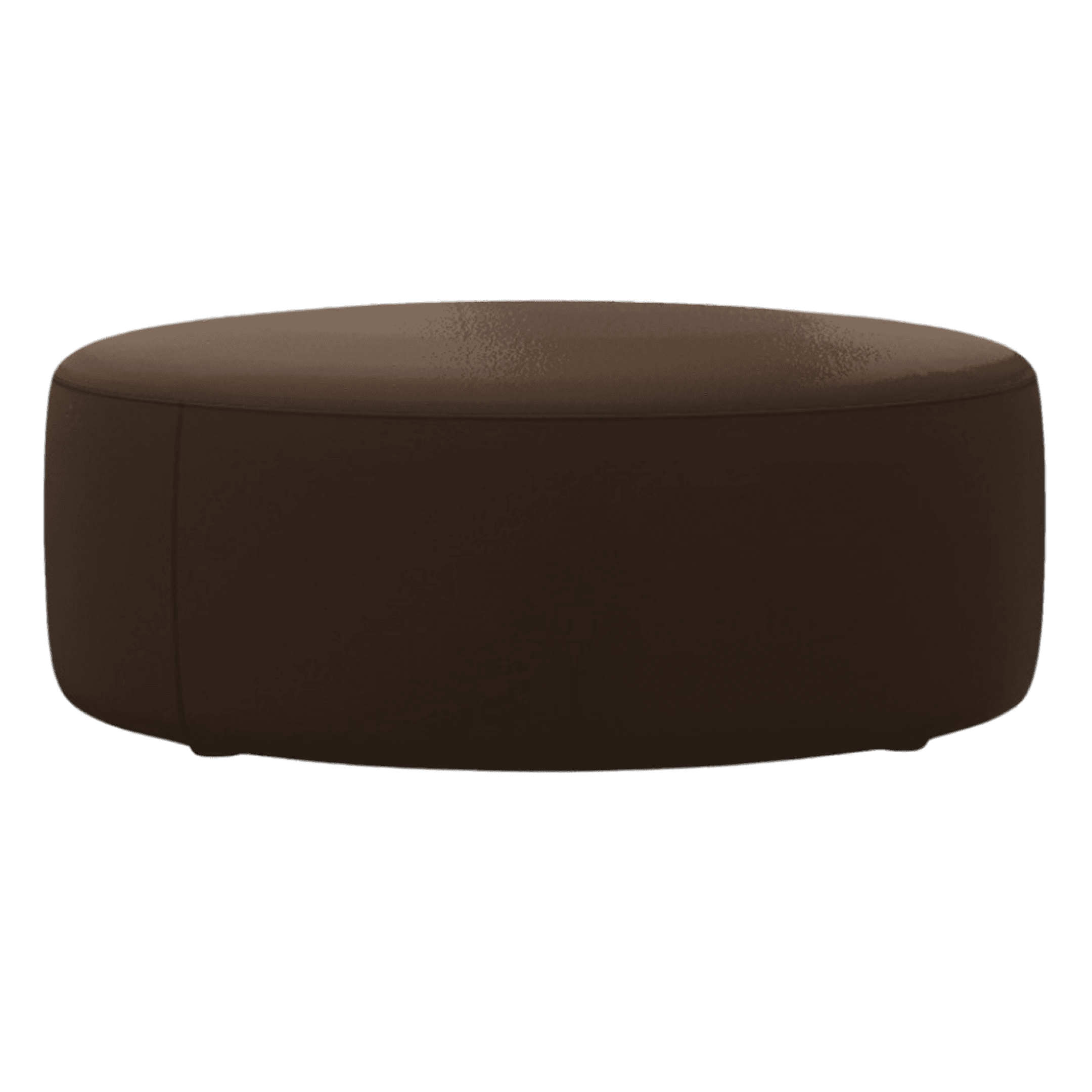 Ghế đẩu B&B Harry Ottoman, hiệu B&B Italia, model HL110P, bọc da 1303374 PELLE KAREM ARGILLA