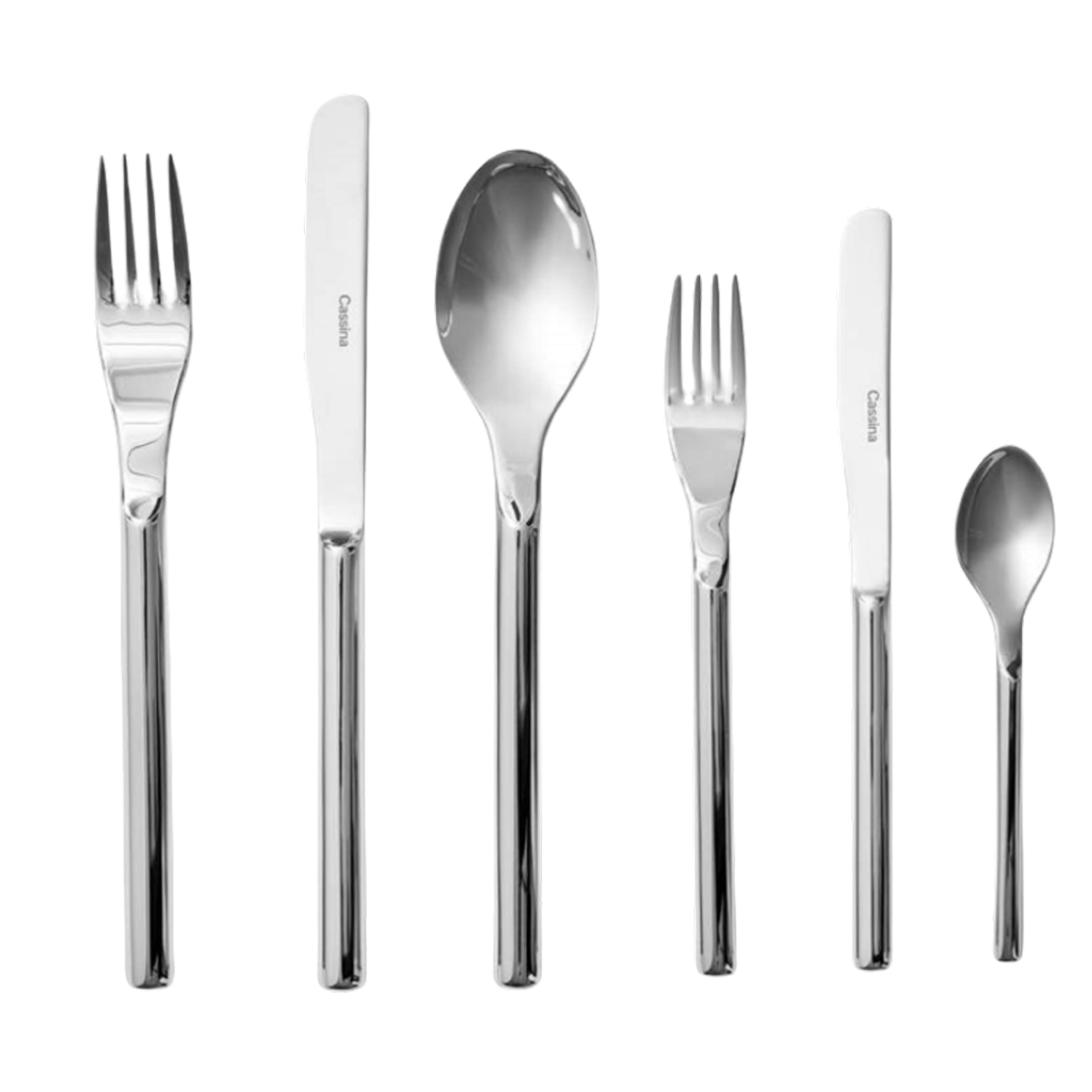 LE DUE FACCE DELLA LUNA Cutlery Set, 24-piece, Stainless Steel