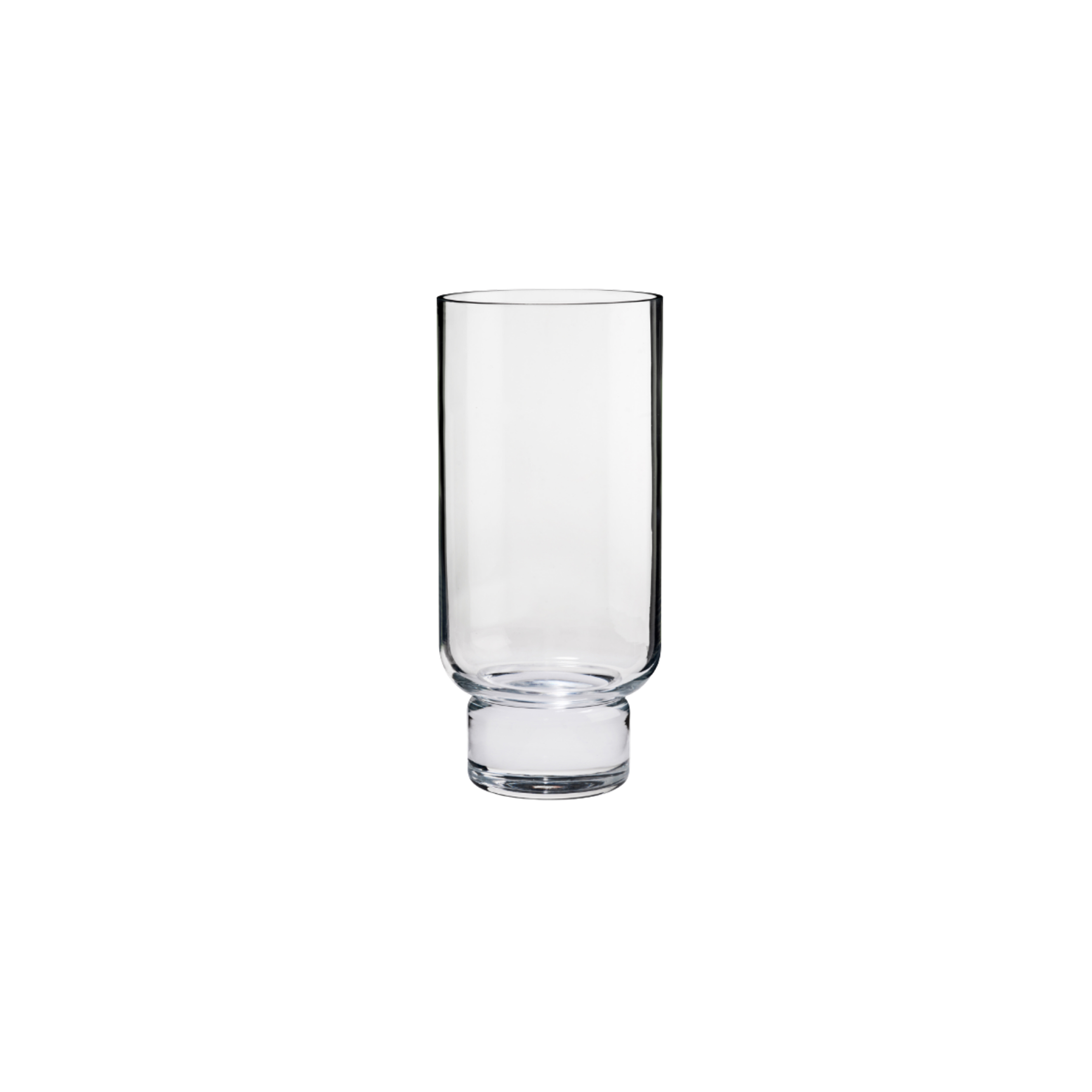 Bộ bình hoa Clessidra, hiệu Cassina, model 8KRKA3030209, kích thước Ø13.6x30 cm, gồm 2 bình thủy tinh thổi, màu extra clear