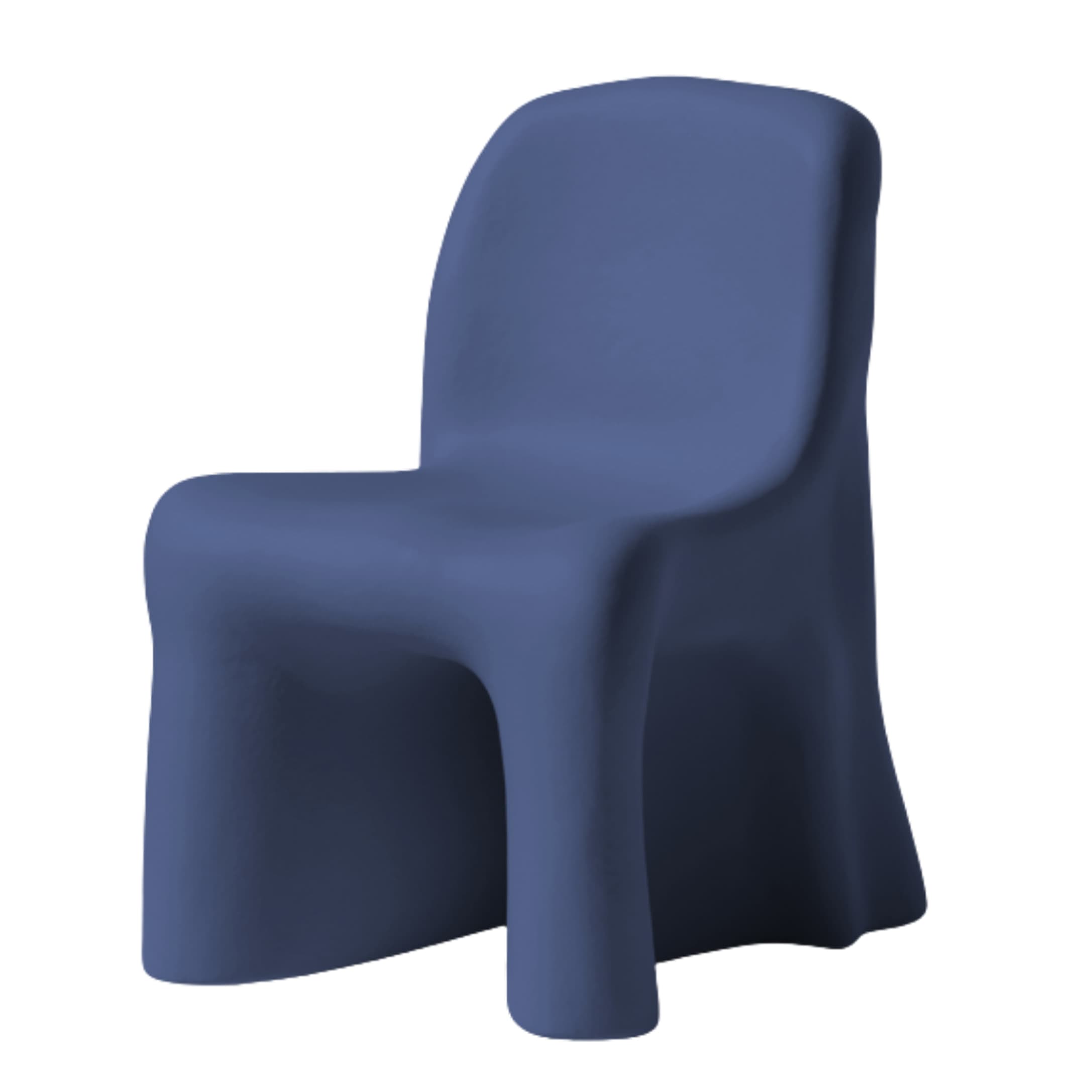Ghế outdoor Dalila, hiệu Cassina, model 3521B000, kích thước 61x77x53 cm, màu blue