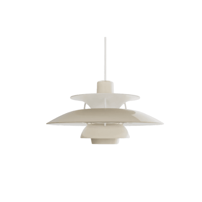 Đèn treo thả PH 5 320 PENDANT, hiệu Louis Poulsen, kích thước 320x320x175 mm, màu OPAL BEIGE