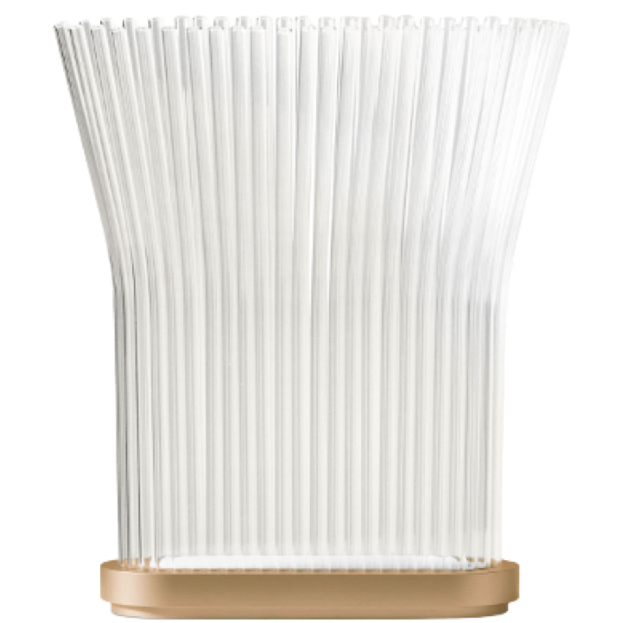 Đèn bàn Fluxus-E-table lamp, kích thước 47x22 xH 58 cm, base Oval, Glass, Champagne aluminium-mat gold anodized aluminium