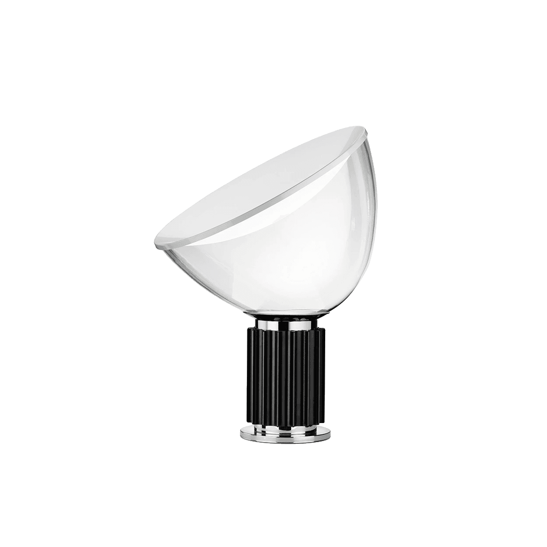 Đèn Bàn TACCIA SMALL, Ø373 x H485 mm, 16W 2700K, Bằng Thủy Tinh, Aluminium, Đen